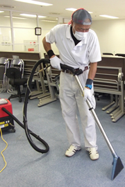 カーペットクリーニングすすぎ