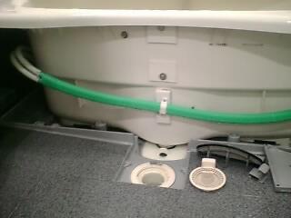 浴槽内側のクリーニング